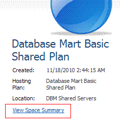 Open hosting space summary
